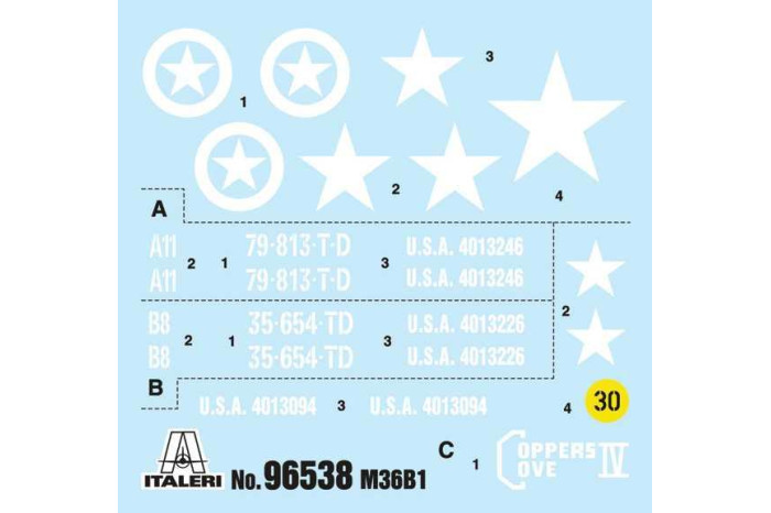 Model Kit military 96538 - 90mm GMC M36B1 (1:35)
