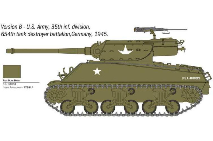 Model Kit military 96538 - 90mm GMC M36B1 (1:35)