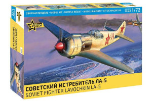 Model Kit letadlo 7334 - SOVIET FIGHTER LAVOCHKIN LA-5 (1:72)