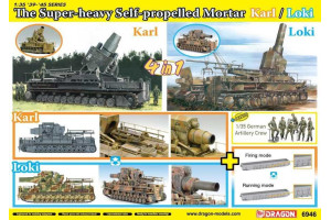 Model Kit military 6946 - GERMAN HEAVY SELF-PROPELLED MORTAR KARL/LOKI (1:35)
