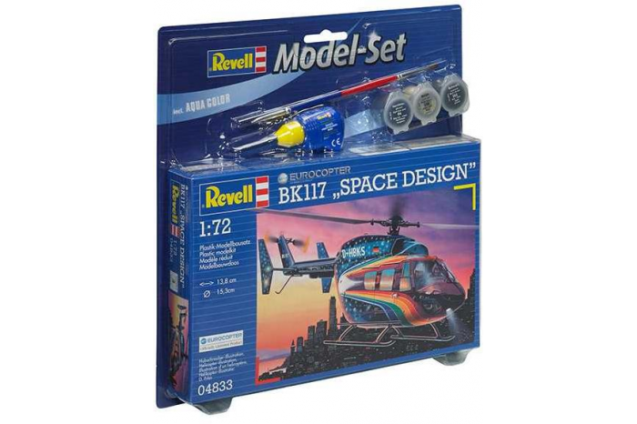 ModelSet vrtulník 64833 - Eurocopter BK 117 "Space Design" (1:72)