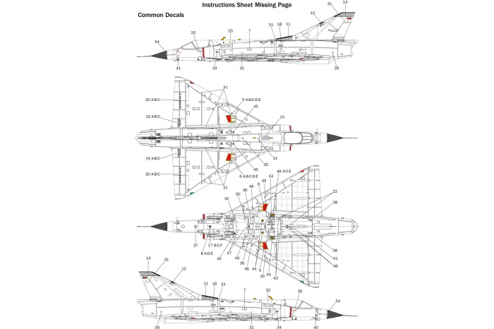 Model Kit letadlo 2505 - MIRAGE III (1:32)