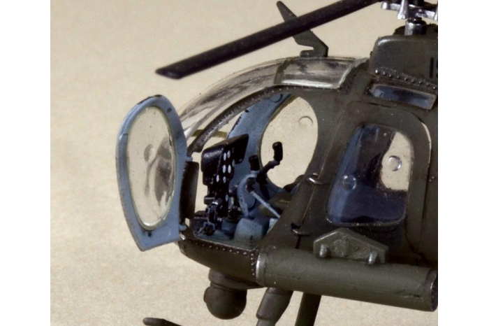 Model Kit vrtulník 0017 - AH-6 NIGHT FOX (1:72)