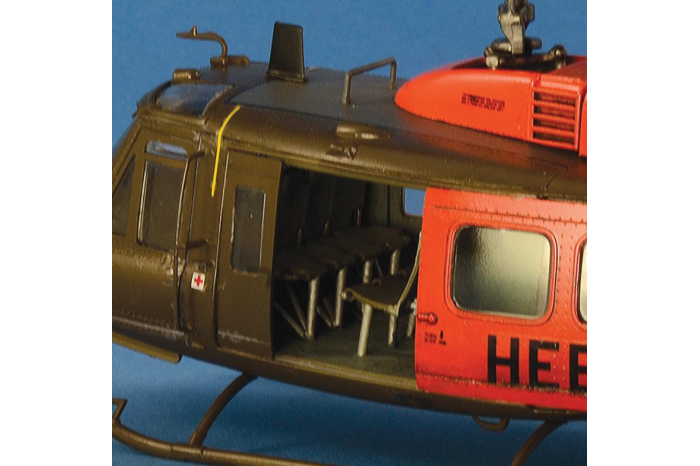 Model Kit vrtulník 0849 - UH-1D "SLICK" (1:48)