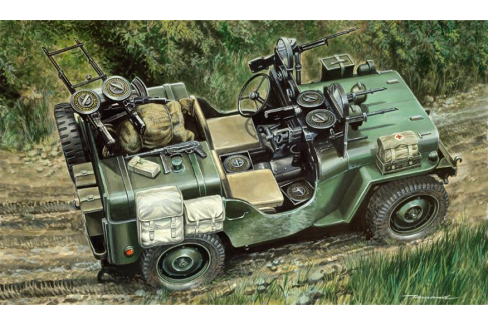 Model Kit military 0320 - COMMANDO CAR (1:35)