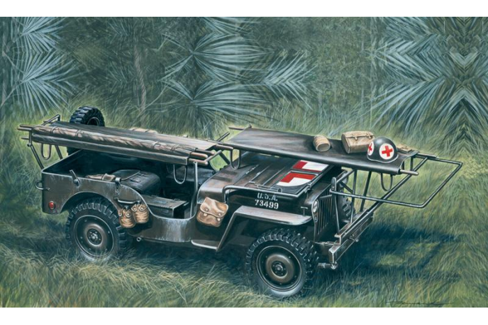 Model Kit military 0326 - 1/4 TON. 4x4 AMBULANCE JEEP (1:35)