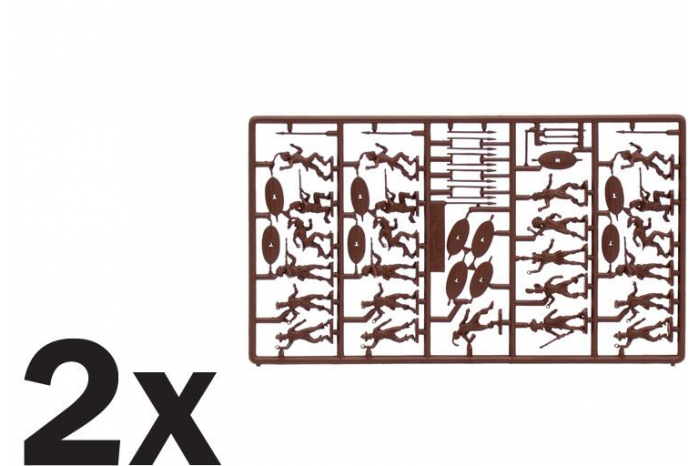 Model Kit figurky 6051 - ZULU WARRIORS (ZULU WAR) (1:72)