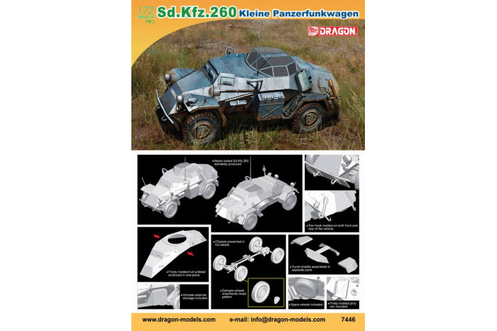 Sd.Kfz.260 KLEINER PANZERFUNKWAGEN (1:72) - 7446