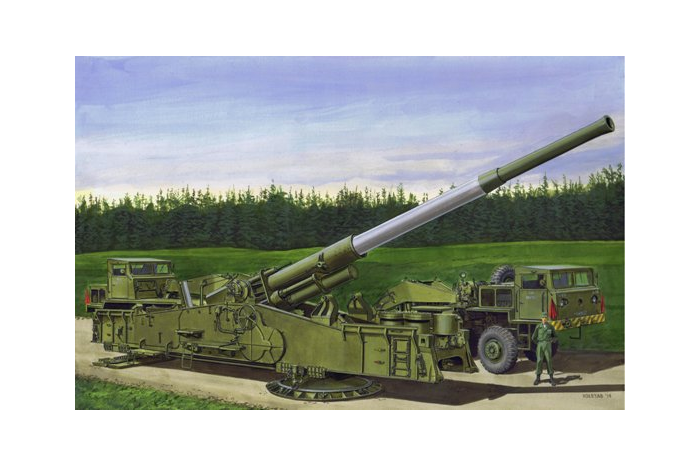 M65 ATOMIC ANNIE GUN HEAVY MOTORIZED 280mm (1:72) -7484