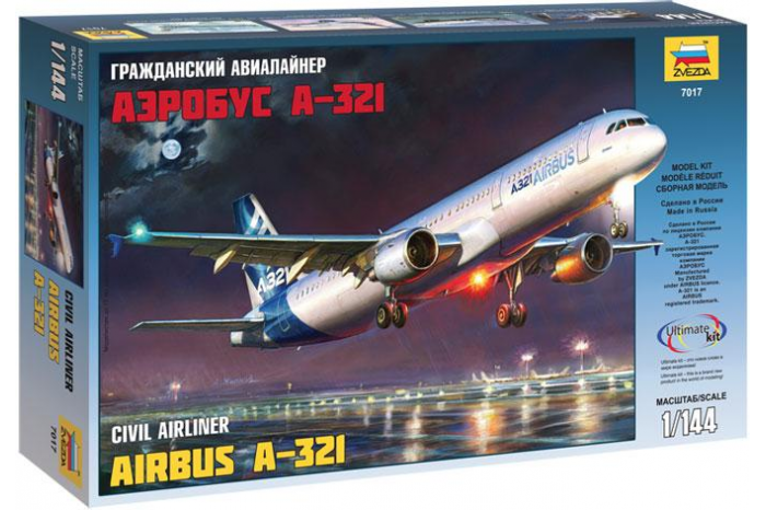 Model Kit letadlo 7017 - Airbus A-321 (1:144)