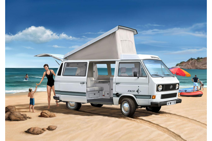 Plastic ModelKit auto 07344 - VW T3  Camper  (1:25)