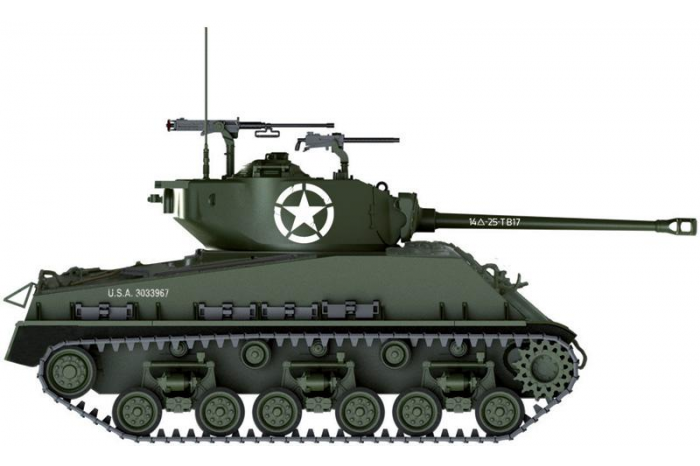 Model Kit tank 6529 - M4A3E8 SHERMAN (1:35)