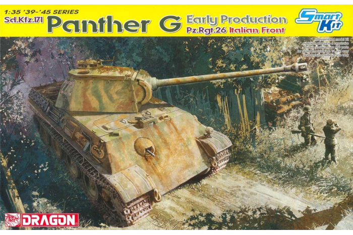 Model Kit tank 6267 - PANTHER G EARLY PRODUCTION PZ.RGT.26 ITALIAN FRONT (1:35)