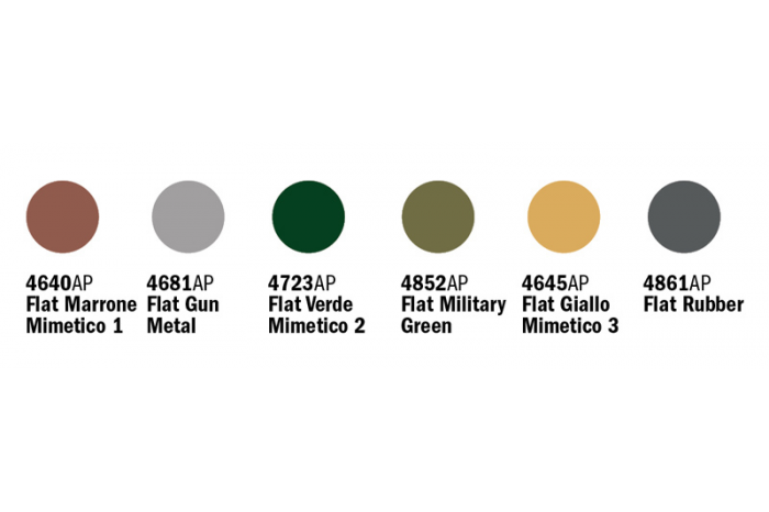 Sada akrylových barev 441AP - WWII REGIO ESERCITO 6 ks