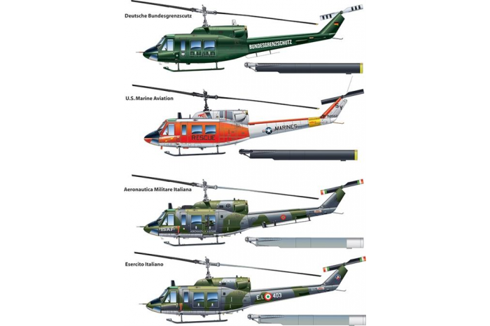 Model Kit vrtulník 2692 - AB 212 /UH 1N (1:48)
