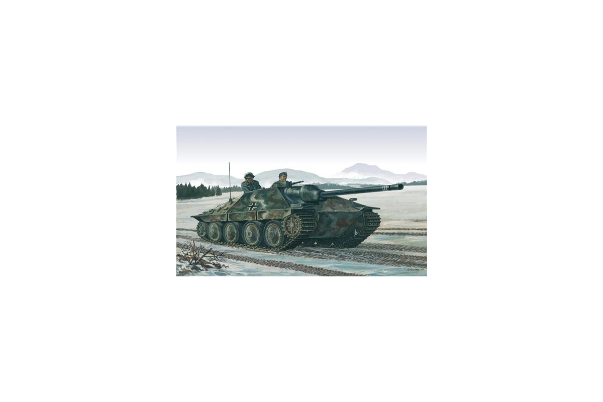 Scale model tank 1:72  Hetzer Marika 