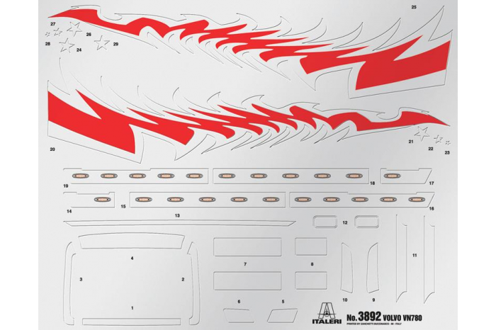 Model Kit truck 3892 - VOLVO VN 780 (1:24)