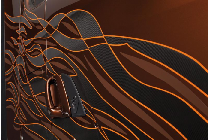 Model Kit truck 3897 - SCANIA R BLACK AMBER (1:24)