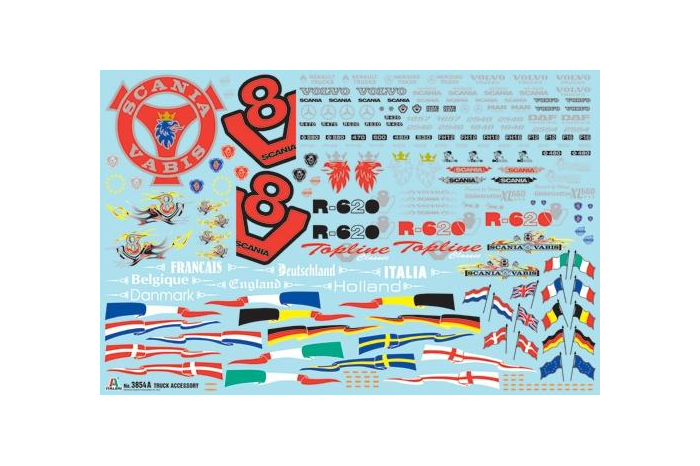 Model Kit truck 3854 - Truck Accessoires Set II (1:24)