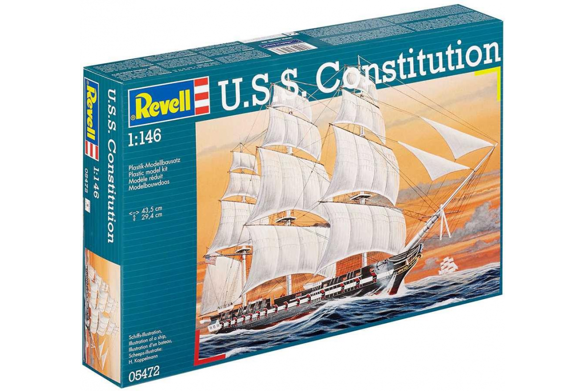 Revell Reve05472 U.S.S Constitution 1/146 