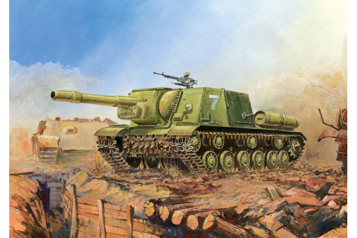 Model Kit military 3532 - ISU-152 Soviet Self-propelled Gun (1:35)