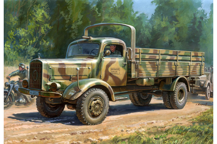 Model Kit military 3596 - German Heavy Truck L4500A (1:35)