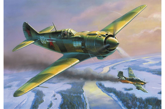 Model Kit letadlo 4803 - Lavochkin La-5 (1:48)