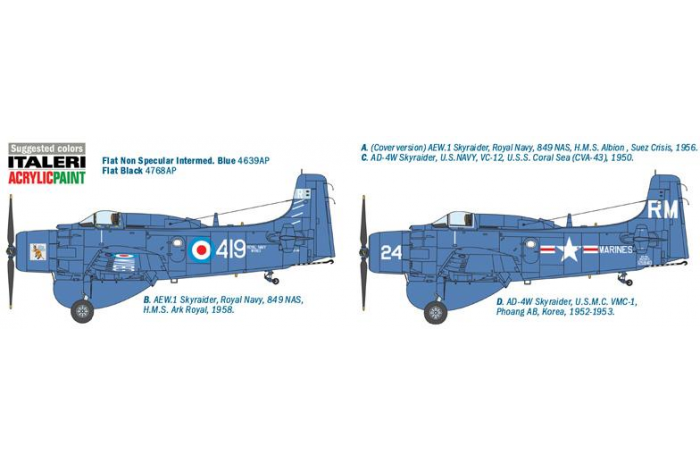 Model Kit letadlo 2757 - AD-4W Skyraider(1:48)