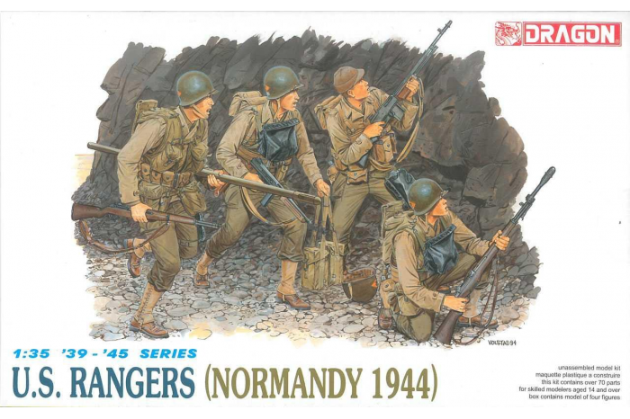 Model Kit figurky 6021 - U.S.RANGERS (NORMANDY 1944) (1:35)