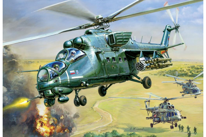 Model Kit vrtulník 7276 - MIL MI-35 (1:72)