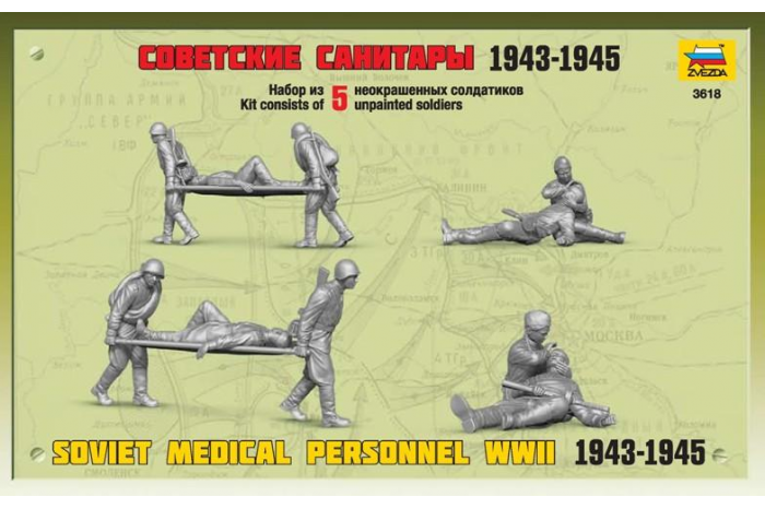 Model Kit figurky 3618 - Soviet Medical Personnel WWII (1:35)
