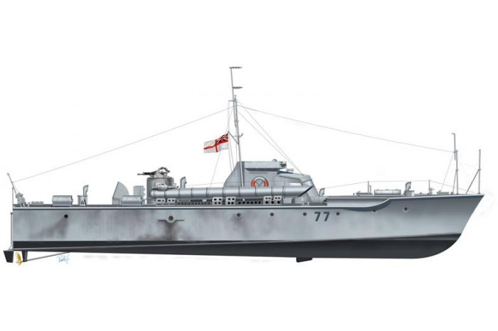 Model Kit loď PRM edice 5610 - VOSPER 72''6' MTB 77 (1:35)