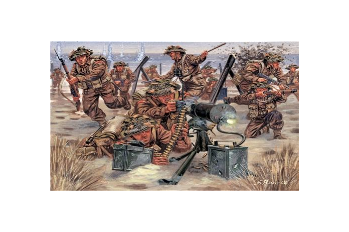 Model Kit figurky 6056 - WWII - BRITISH INFANTRY (1:72)