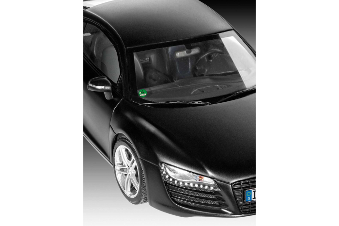 Plastic ModelKit auto 07057 - Audi R8 black (1:24)