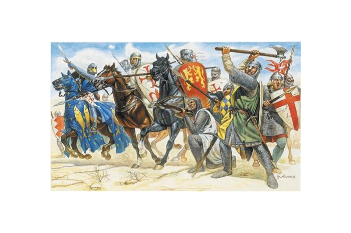 Model Kit figurky 6009 - CRUSADERS (XIth CENTURY) (1:72)