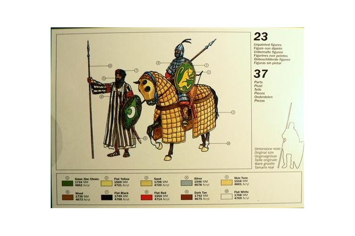 Model Kit figurky 6010 - SARACENS WARRIOS (XIth CENTURY) (1:72)