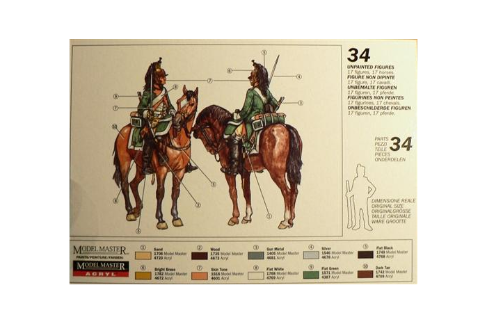 Model Kit figurky 6015 - FRENCH DRAGOONS (NAP. WARS) (1:72)