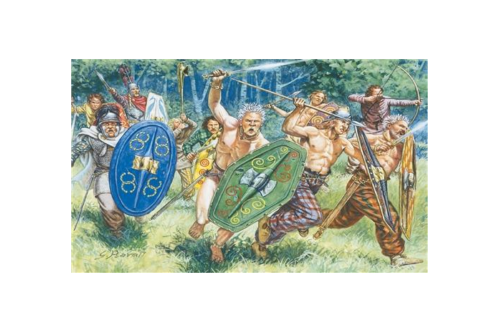 Model Kit figurky 6022 - GAULS WARRIORS (I-II CENTURY B.C.) (1:72)