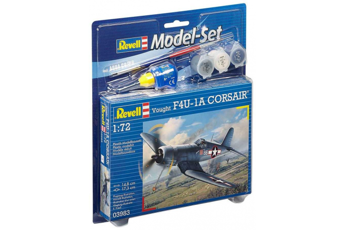 ModelSet letadlo 63983 - Vought F4U-1A Corsair (1:72)