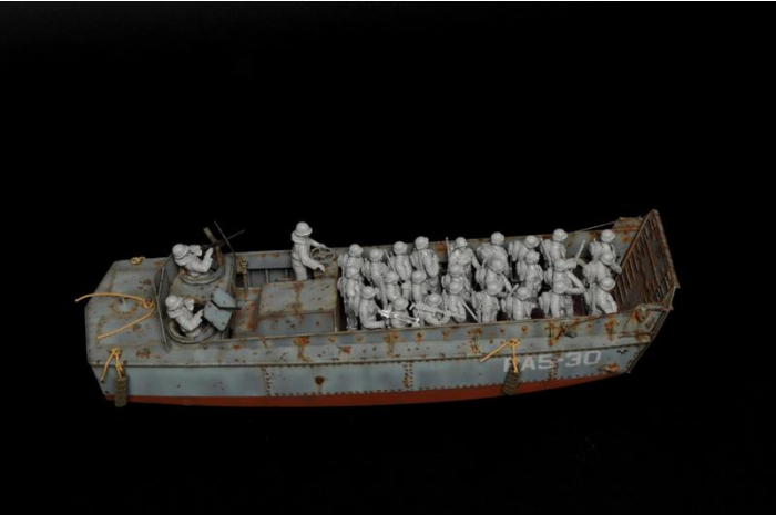 Model Kit loď 6524 - LCVP with US INFANTRY (1:35)