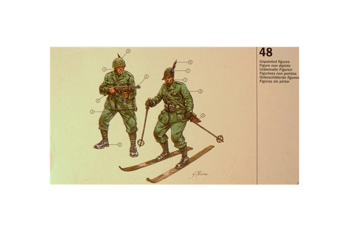 Model Kit figurky 6059 - WWII - ITALIAN "ALPINI" (1:72)