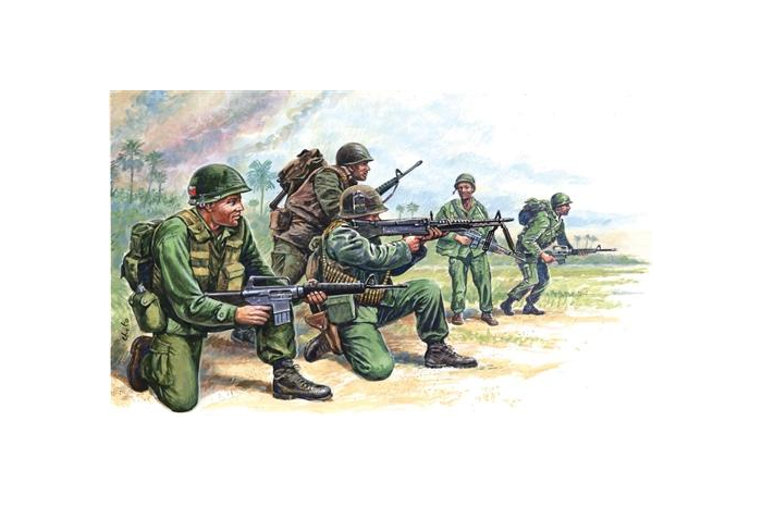 Model Kit figurky 6078 - VIETNAM WAR - AMERICAN SPECIAL FORCES (1:72)