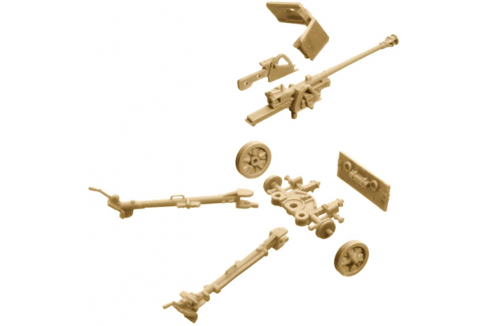 Model Kit figurky 6096 - WWII - GERMAN PAK40 AT GUN & CREW (1:72)