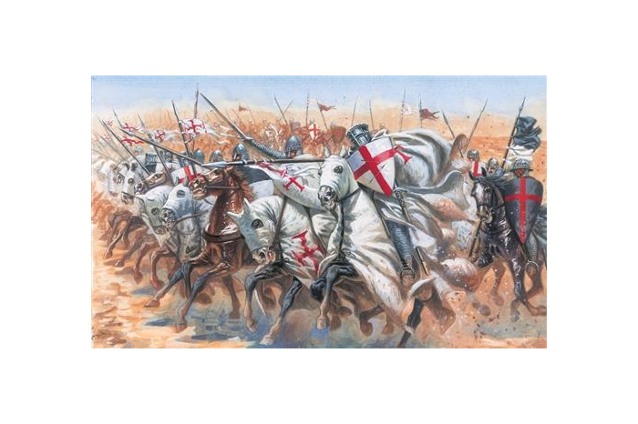 Model Kit figurky 6125 - TEMPLAR KNIGHTS (MEDIEVAL ERA) (1:72)