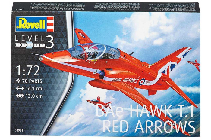 Plastic ModelKit letadlo 04921 - BAe Hawk T.1 Red Arrows (1:72)