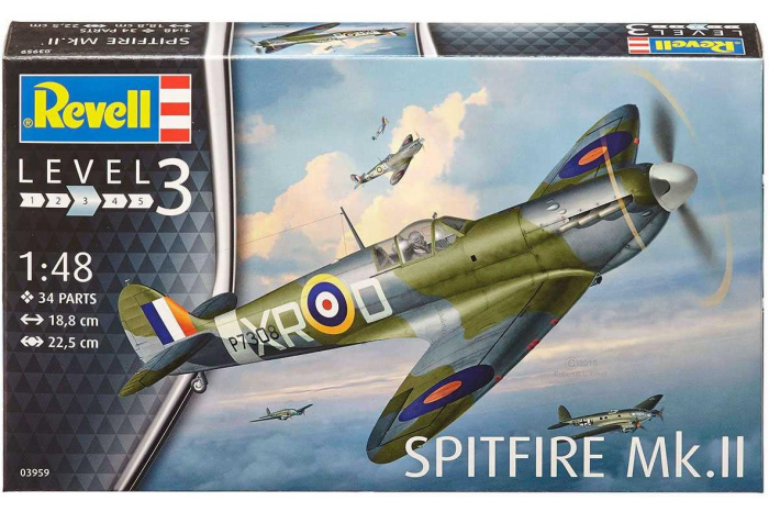 Plastic ModelKit letadlo 03959 - Supermarine Spitfire Mk. II (1:48)