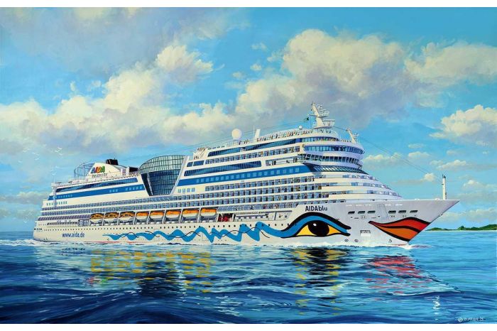 Plastic ModelKit loď 05230 - AIDAblu, sol, mar, stella (1:400)