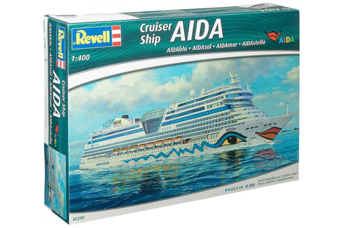 Plastic ModelKit loď 05230 - AIDAblu, sol, mar, stella (1:400)