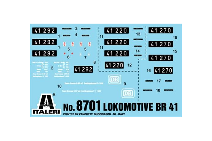Model Kit lokomotiva 8701 - Lokomotive BR41 (1:87 / HO)
