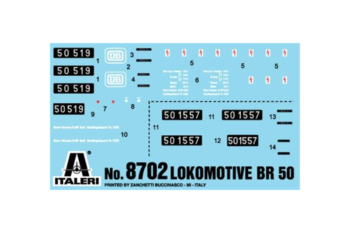 Model Kit lokomotiva 8702 - Lokomotive BR50 (1:87 / HO)